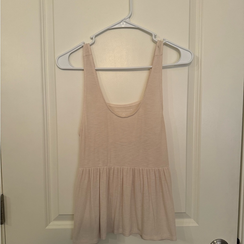 American Eagle Cream Tank Top